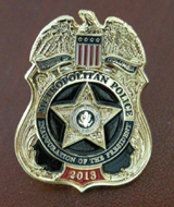 DC Metropolitan Police 2013 Inaugural Mini Badge Lapel Pin