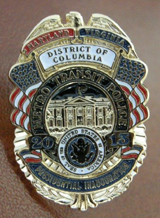 DC Metro Transit Police 2013 Inaugural Mini Badge Lapel Pin