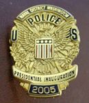 Naval District Washington Police 2005 Inauguration Mini Badge Lapel Pin