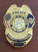 U.S. Mint Police 2005 Inauguration Mini Badge Lapel Pin