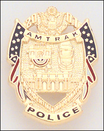 Amtrak Police  lapel pins