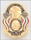 Department Of Justice - Justice Protective Service lapel pin